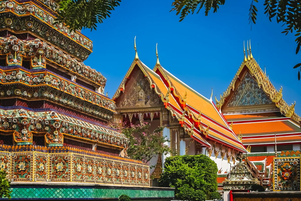 Wundervoller buddhistischer Tempel in Bangkok.